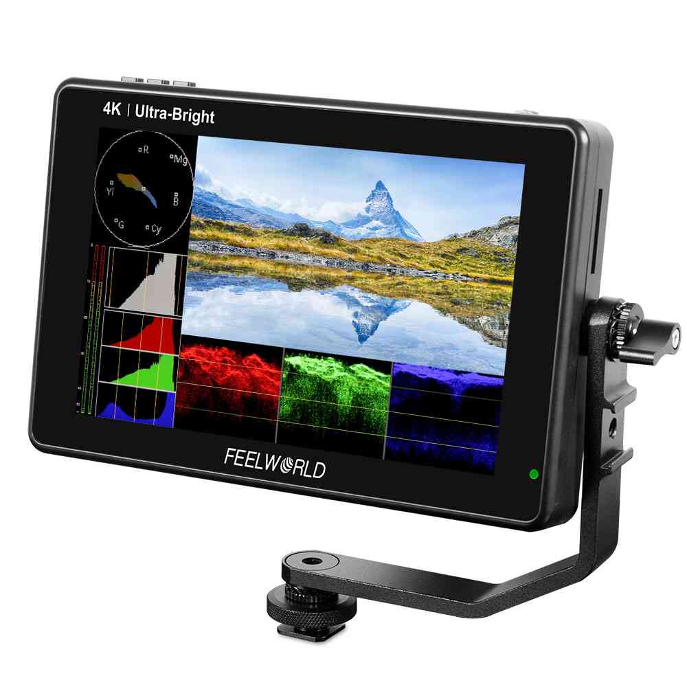 FEELWORLD LUT7 7 Inch Ultra Bright 2200nit Touch Screen Camera DSLR Field  Monitor with 3D Lut