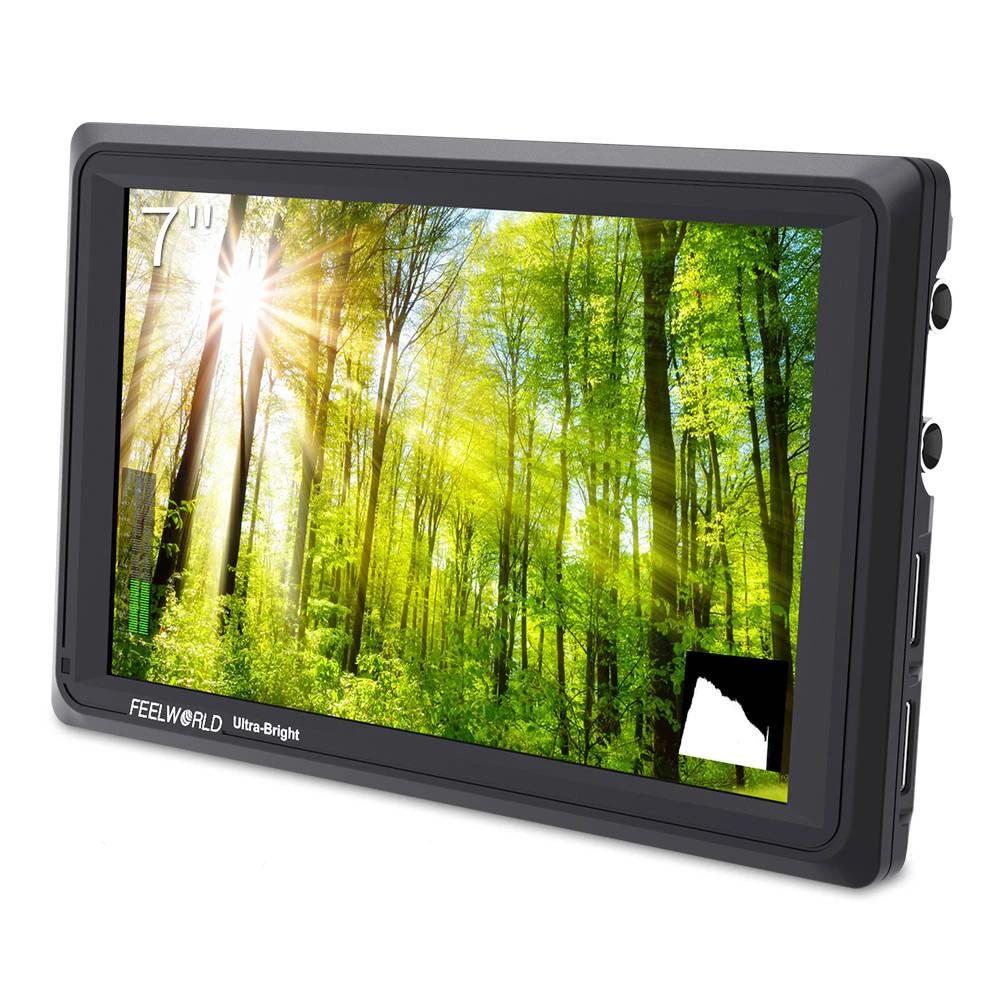 FEELWORLD FW279S 7 Inch Ultra Bright 2200nit Daylight Viewable DSLR Camera  Field Monitor SDI 4K HDMI