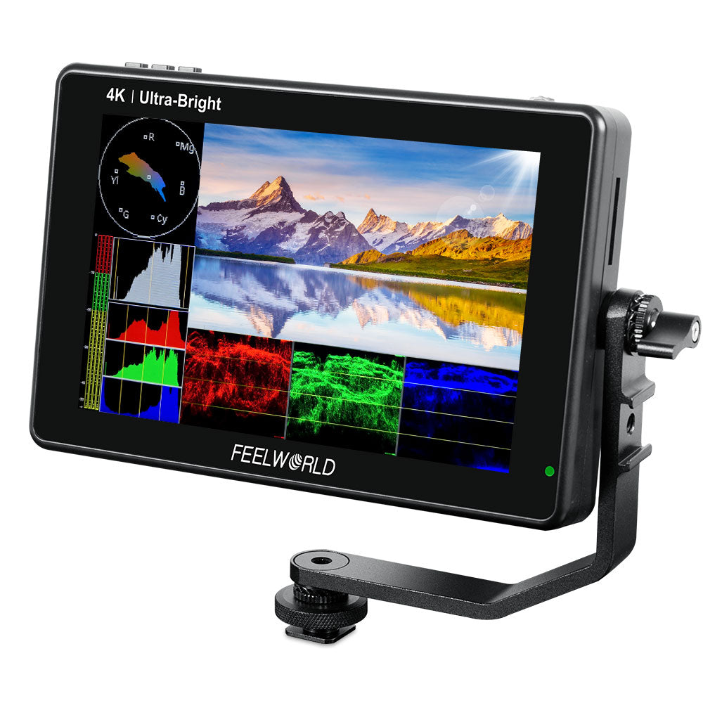 FEELWORLD LUT7S SDI 7 Inch 2200nit Ultra Bright Touchscreen DSLR Camera  Field Monitor with Waveform